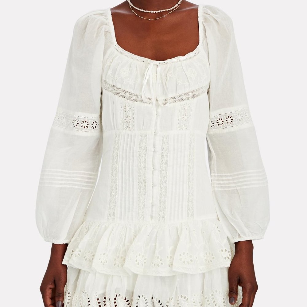 NWT LoveShackFancy Tayton Dress in Size 2
